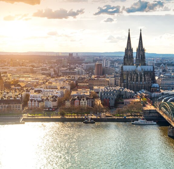 Blick auf den Kölner Dom