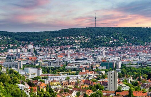 Panoramablick auf Stuttgart 