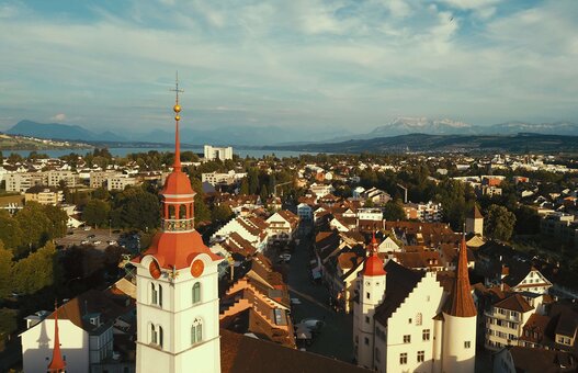 Panoramablick auf Sursee